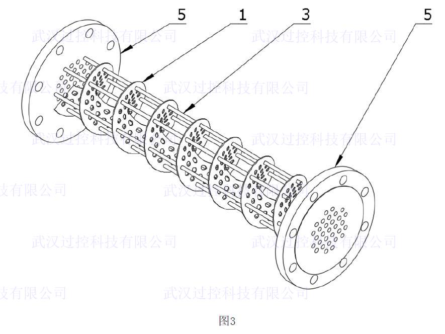 一种连续螺旋折流板管壳式换热器 附图3