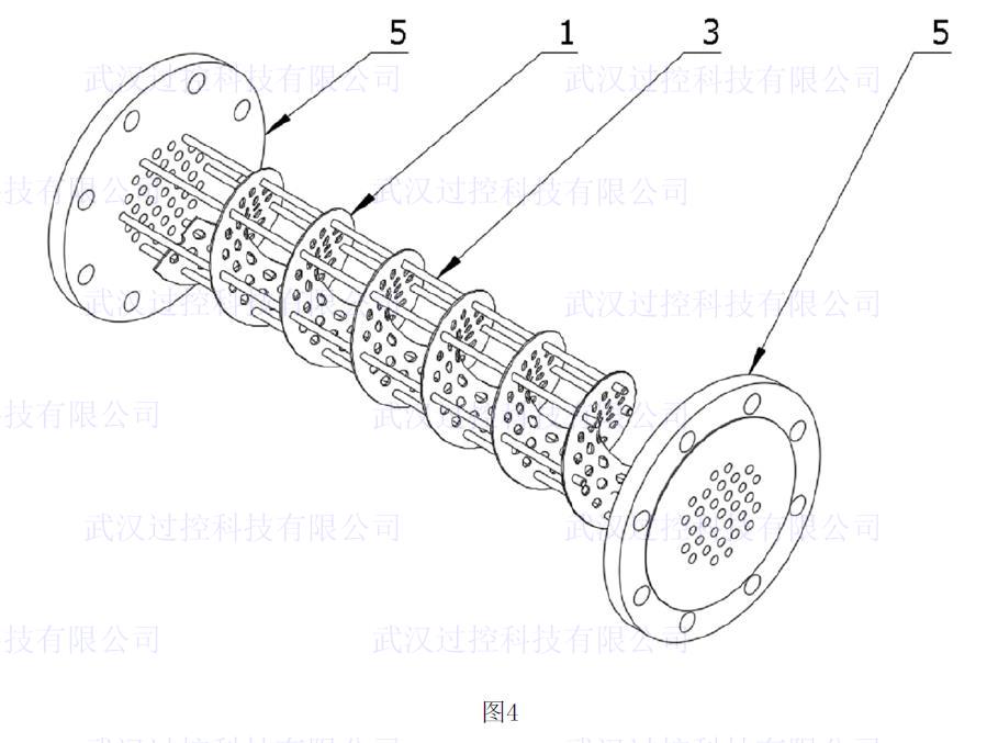 一种连续螺旋折流板管壳式换热器 附图4