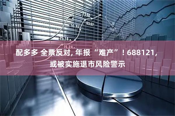 配多多 全票反对, 年报 “难产” ! 688121, 或被实施退市风险警示